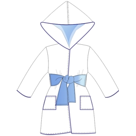 Fashion sewing patterns for BABIES Accessories Bathrobe 2820